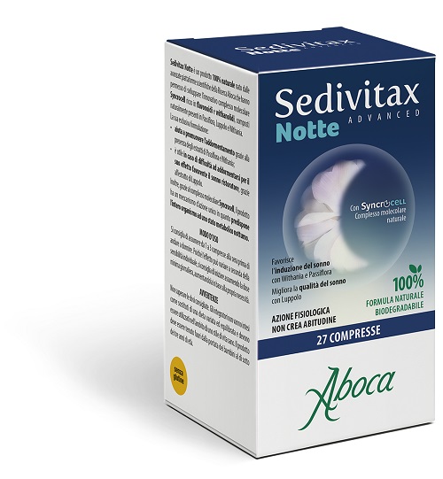 SEDIVITAX NOTTE ADVANCED 27 COMPRESSE - dottorbianchi.it