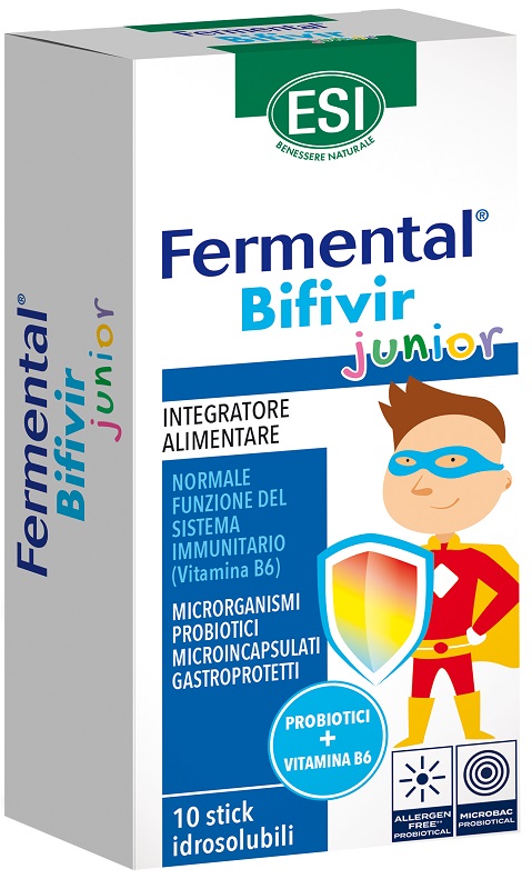 ESI FERMENTAL BIFIVIR JUNIOR 10 STICK IDROSOLUBILI - OFFERTA A TEMPO LIMITATO - dottorbianchi.it