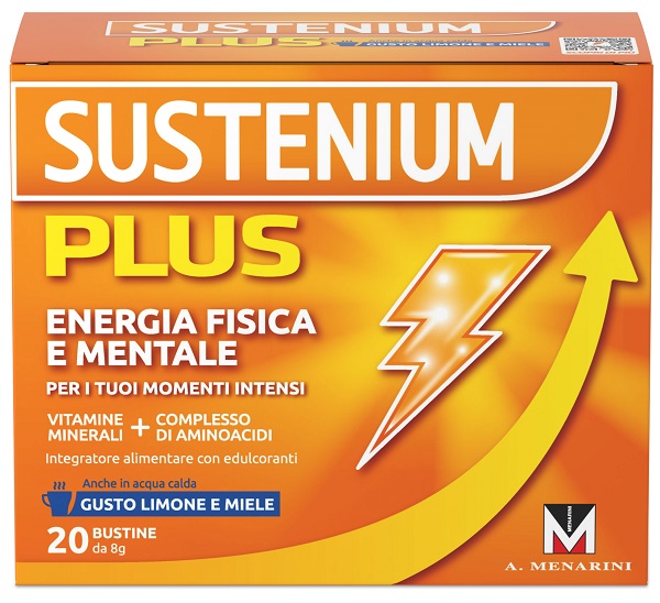 SUSTENIUM PLUS LIMONE E MIELE 20 BUSTINE DA 8 G - dottorbianchi.it