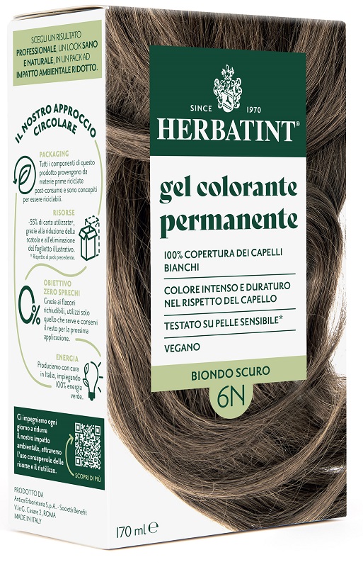 HERBATINT 6N BIONDO SCURO 170 ML - dottorbianchi.it