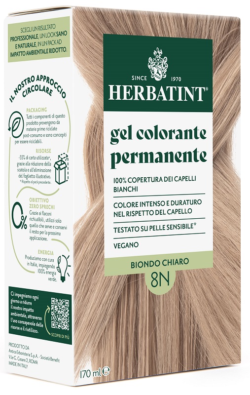 HERBATINT 8N BIONDO CHIARO 170 ML - dottorbianchi.it