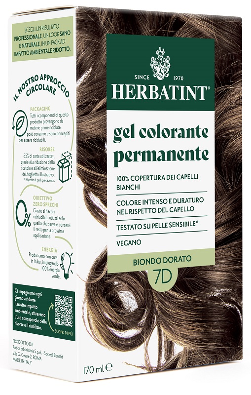 HERBATINT 7D BIONDO DORATO 170 ML - dottorbianchi.it