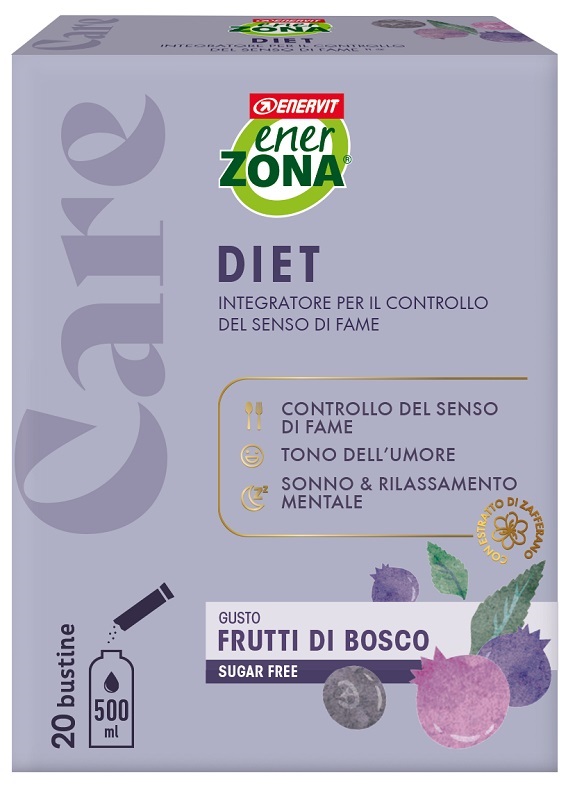 ENERZONA CARE DIET FRUTTI DI BOSCO 20 BUSTINE - dottorbianchi.it