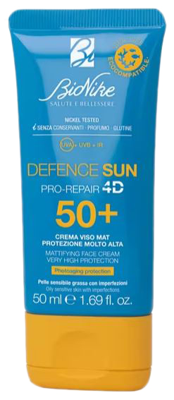 DEFENCE SUN 50+ CREMA VISO MAT 50 ML - dottorbianchi.it
