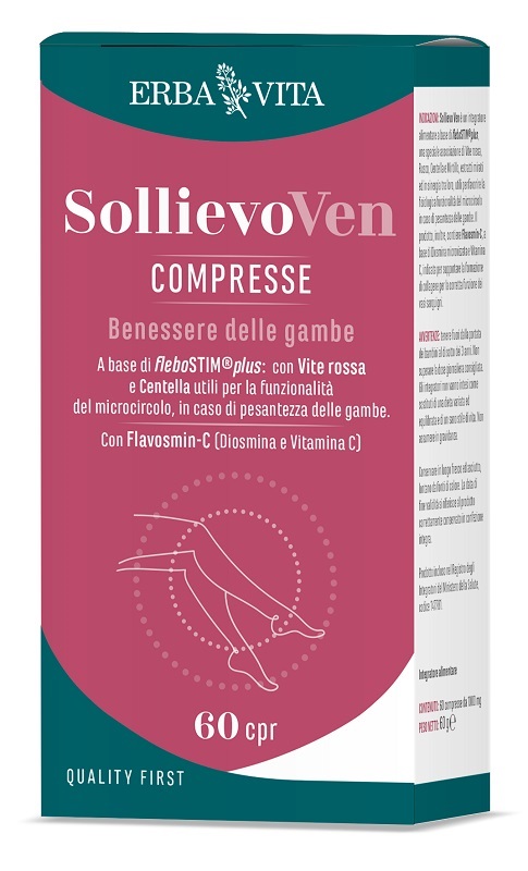 SOLLIEVO VEN 60 COMPRESSE - dottorbianchi.it