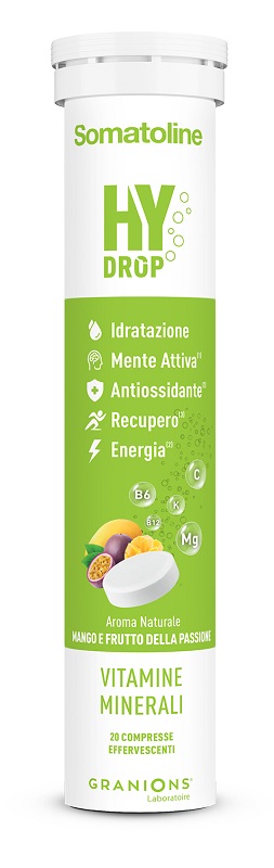 SOMATOLINE HYDROP MANGO & FRUTTO DELLA PASSIONE 20 COMPRESSE EFFERVESCENTI - dottorbianchi.it