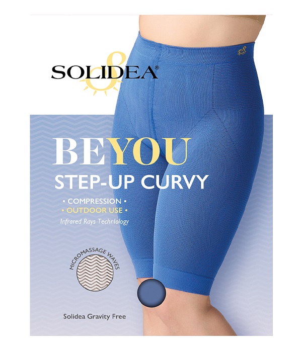 CALZA SOLIDEA BE YOU STEP-UP CURVY BLU T 2M-XL - dottorbianchi.it