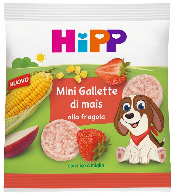 HIPP MINI GALLETTE MAIS FRAGOLA 23 G - dottorbianchi.it